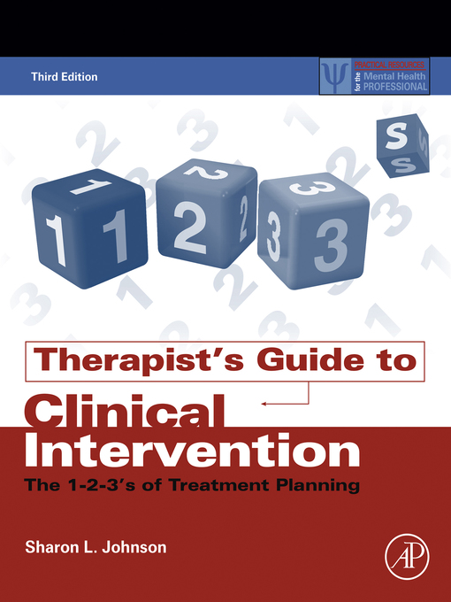 Title details for Therapist's Guide to Clinical Intervention by Sharon L. Johnson - Available